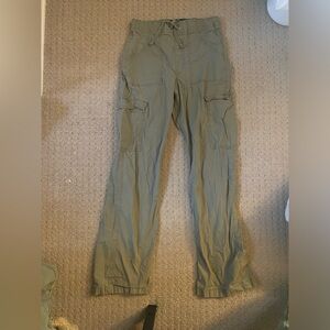 Hollister green cargo pants